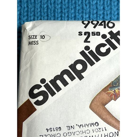 Simplicity 9946 sewing pattern shirt bandeau Skirt pants shirts size 10 - Picture 2 of 5